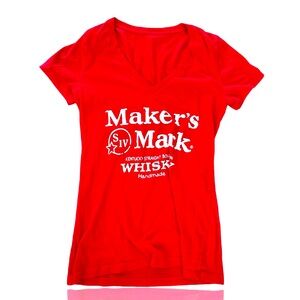 Makers Mark Bourbon Baby Doll Tee: GUC: Minimal Tee: Kentucky Whiskey